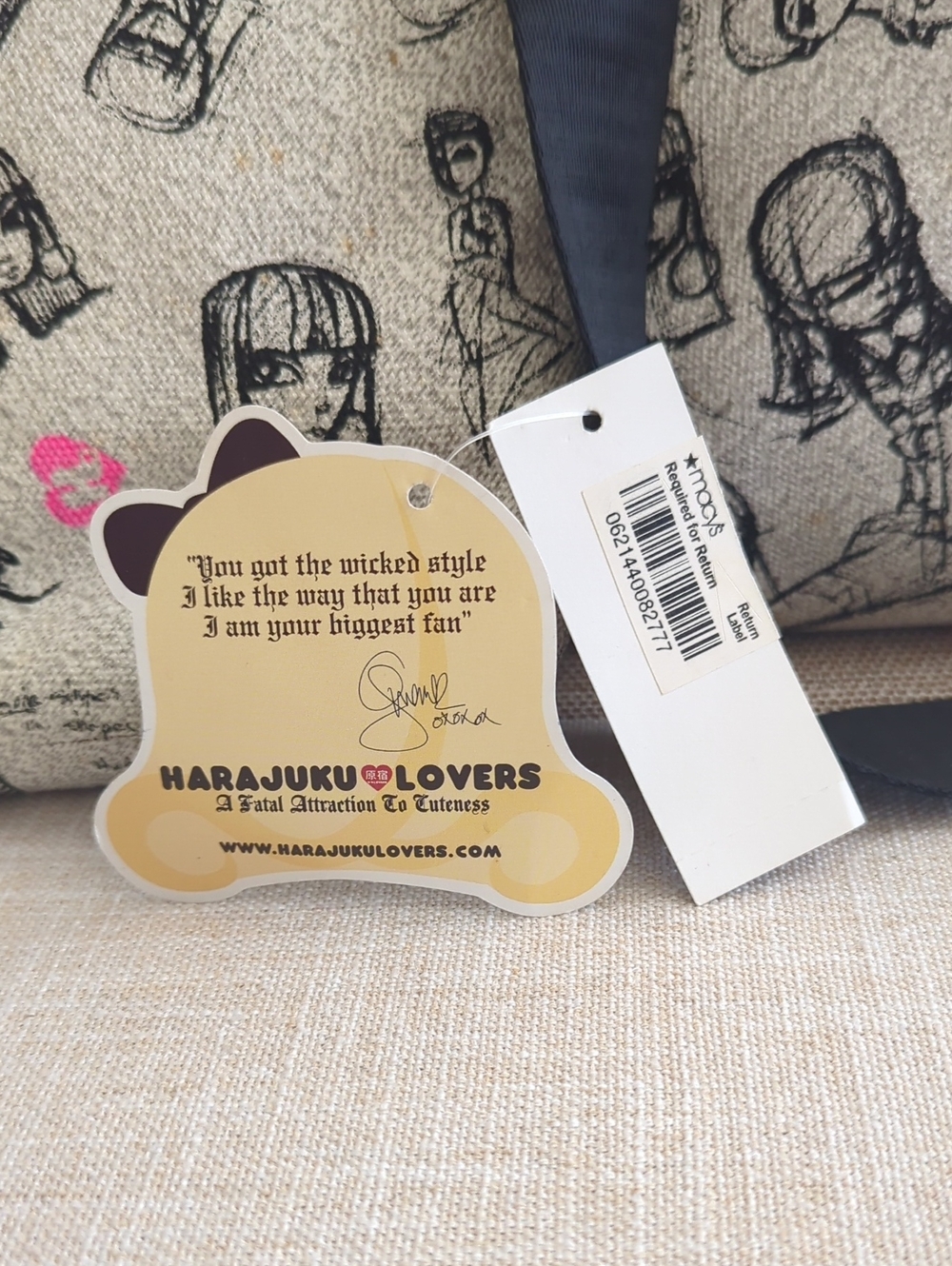 Harajuku Lovers Kids Tote Bag - Black